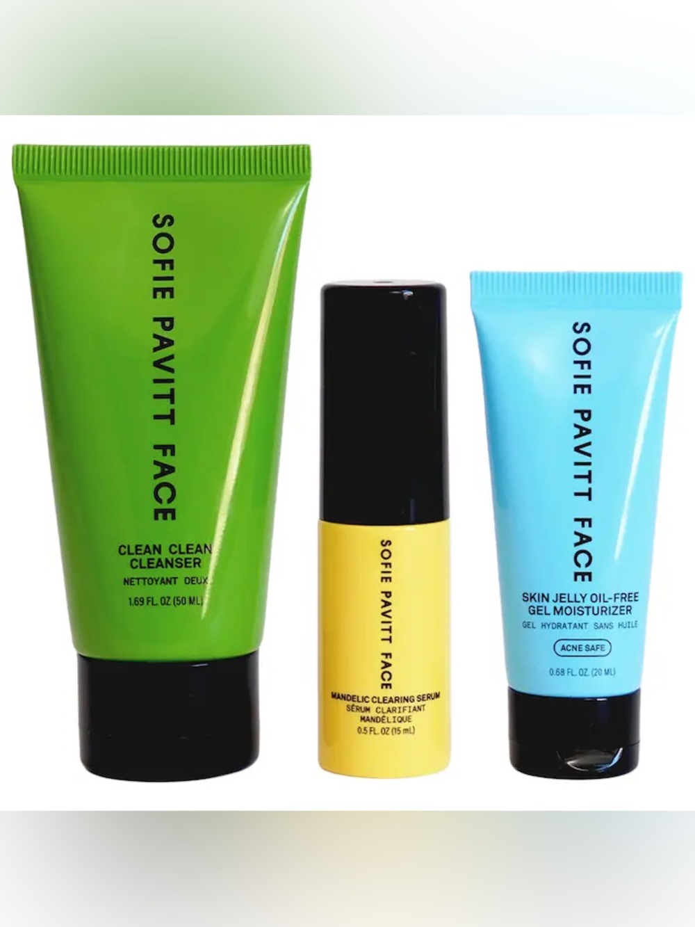 3 Step Acne-Safe Clear Skin System with Mandelic Acid